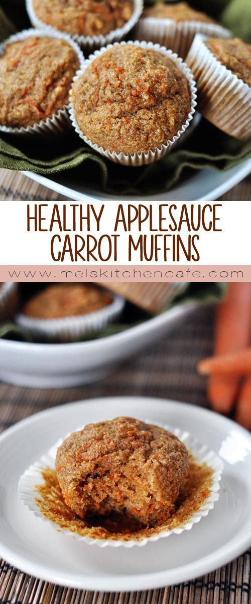 Healthy Applesauce Cake Recipe
 Healthy Applesauce Carrot Muffins a k a Carrot Cake