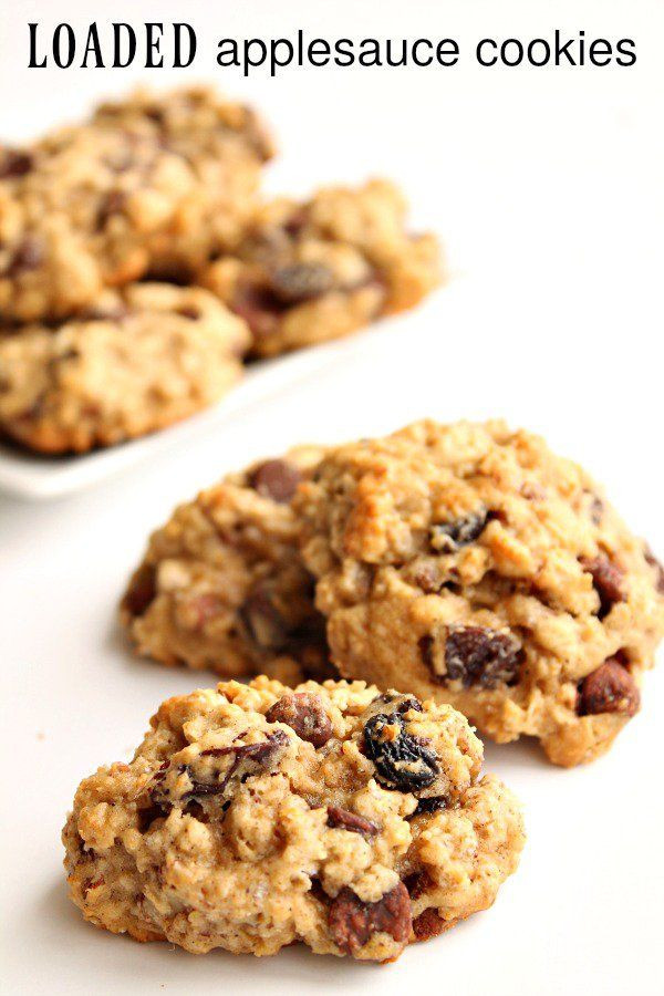 Healthy Applesauce Cookies
 Healthy Recipes Loaded Applesauce Cookies from Six