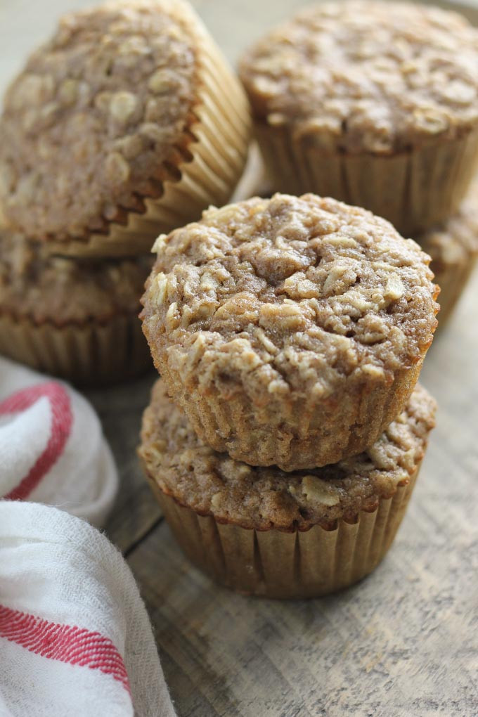 Healthy Applesauce Muffins No Sugar
 Applesauce Oat Muffins