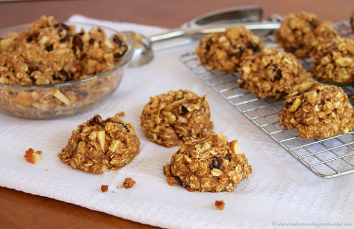 Healthy Applesauce Oatmeal Cookies
 Healthy Oatmeal Apple Raisin Cookies Cooking With Ruthie