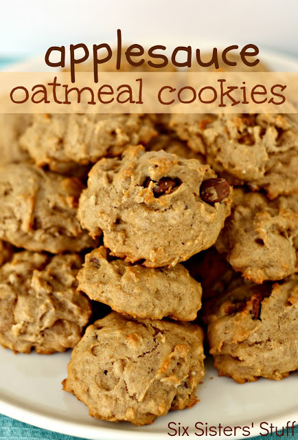 Healthy Applesauce Oatmeal Cookies
 Applesauce Oatmeal Cookies