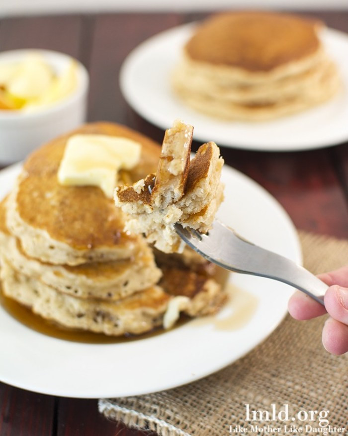 Healthy Applesauce Pancakes
 25 Hearty and Healthy Breakfast Ideas