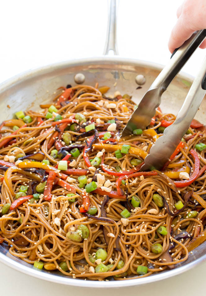 Healthy Asian Noodle Recipes
 Rainbow Ve able Noodle Stir Fry