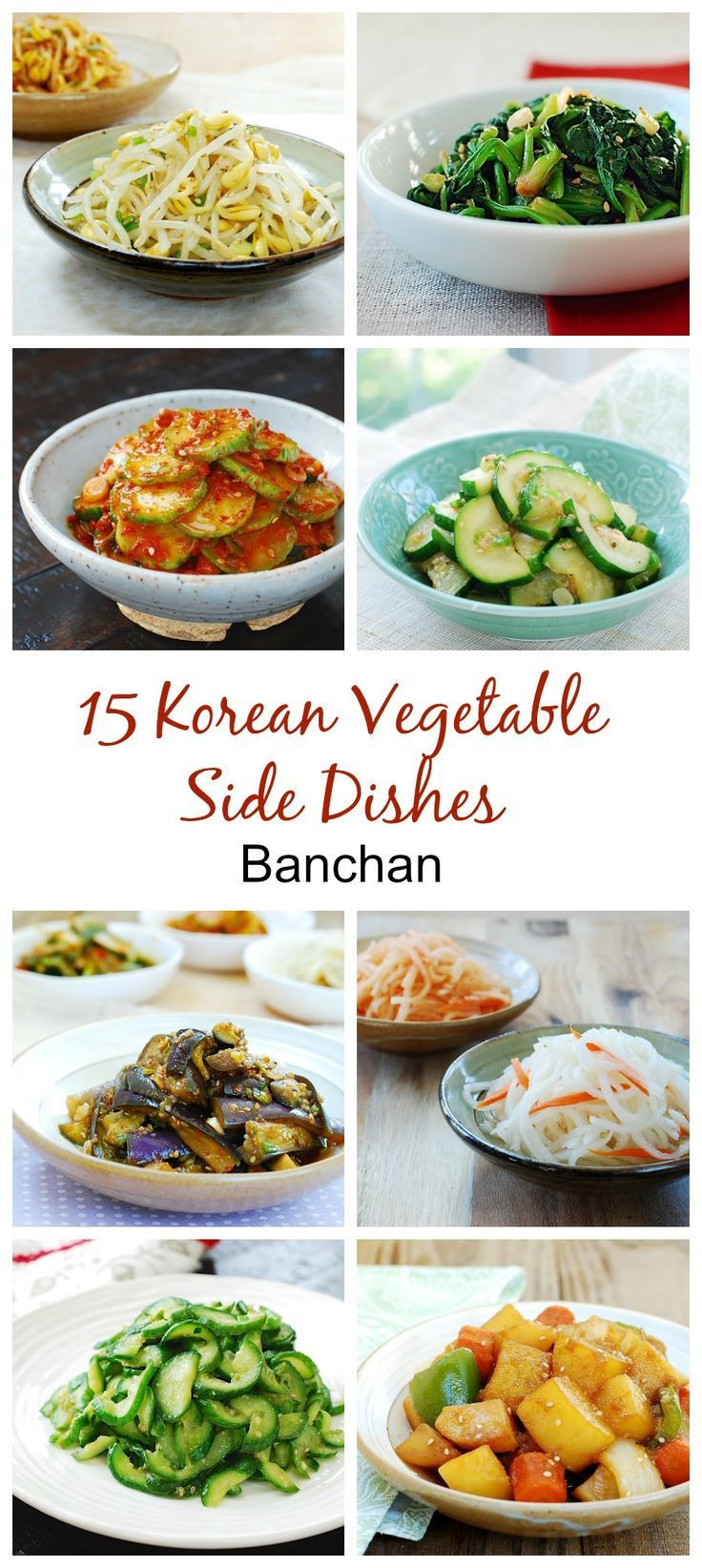 Healthy Asian Side Dishes
 Here’s a collection of easy and healthy Korean ve able