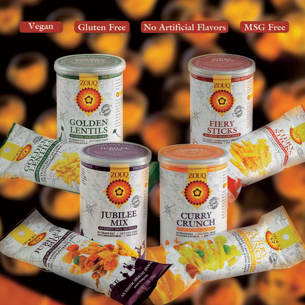 Healthy Asian Snacks
 Zouq Foods South Asian Snacks in USA