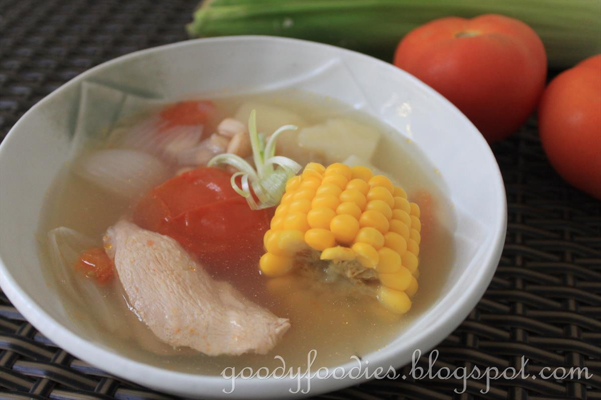 Healthy Asian Soup Recipes
 GoodyFoo s Recipe Healthy Chinese ABC Soup with Sweet Corn