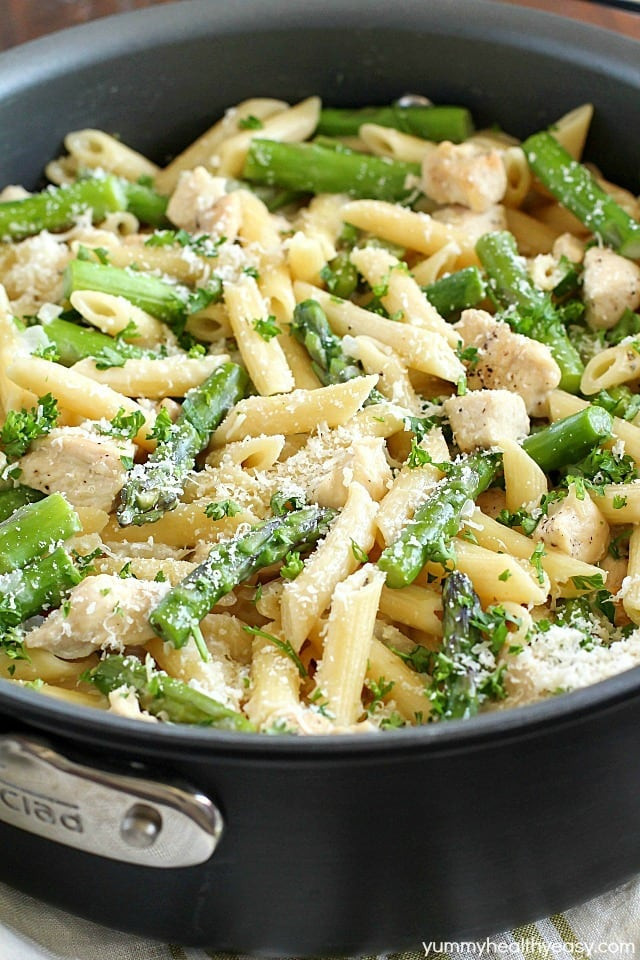 Healthy Asparagus Recipes
 healthy chicken and asparagus pasta