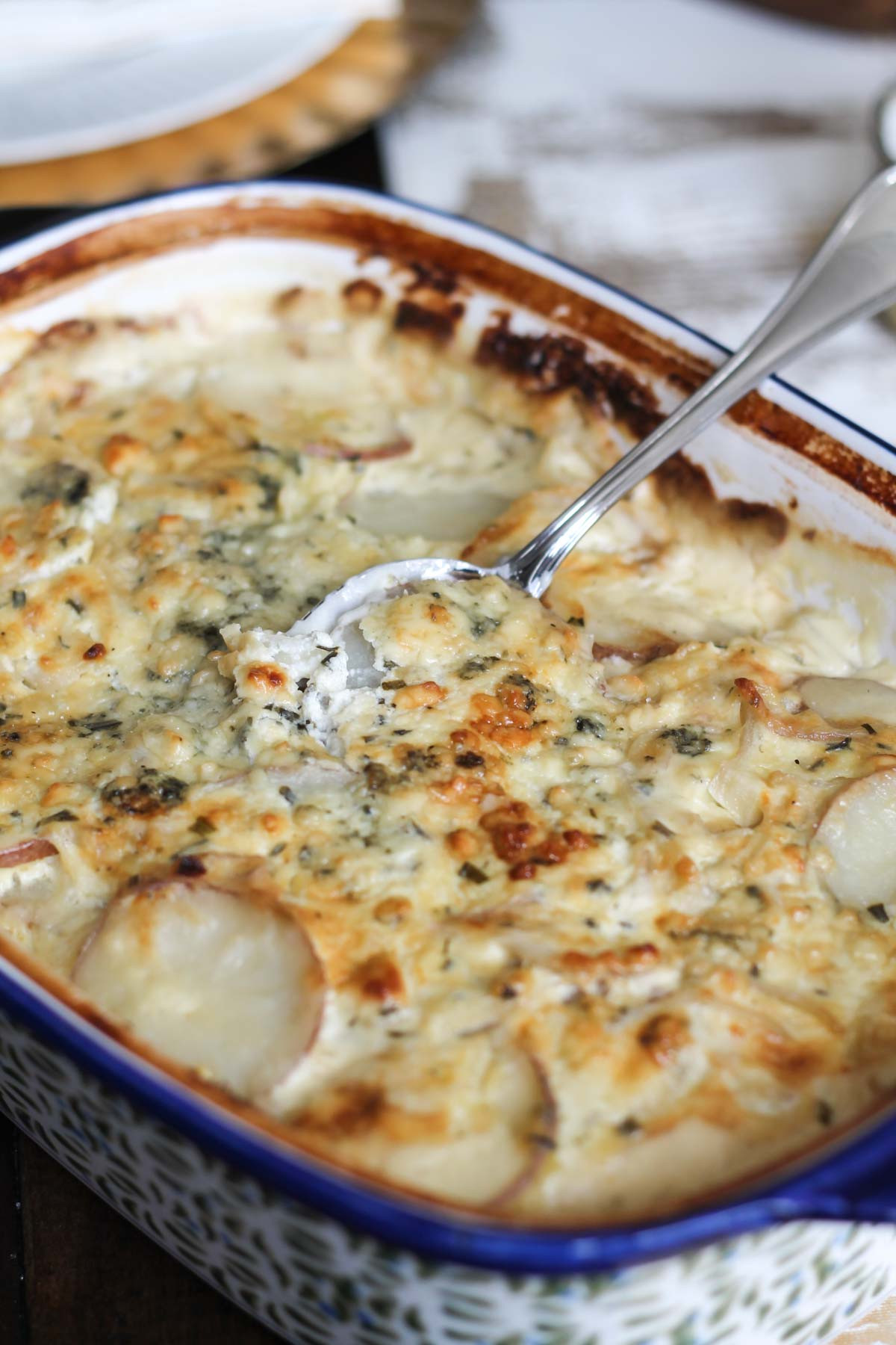 Healthy Au Gratin Potatoes
 Blue Cheese Potatoes Au Gratin thekittchen