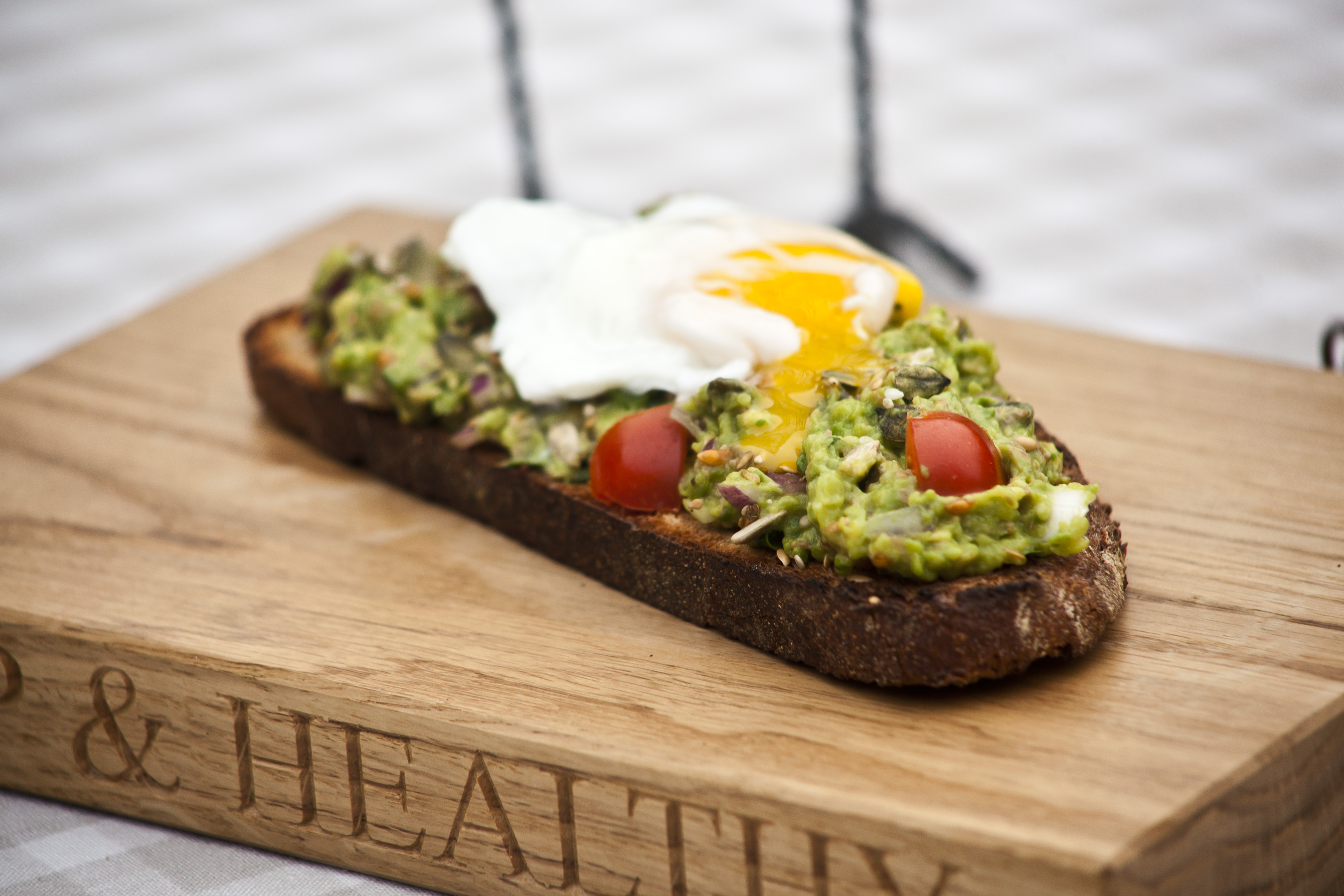 Healthy Avocado Breakfast
 Healthy Breakfast Recipe Eggs and Avocado on Toast Hip