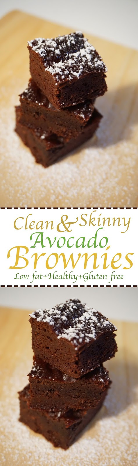 Healthy Avocado Brownies
 Life With Krystal Clean & Skinny Healthy Avocado Brownies