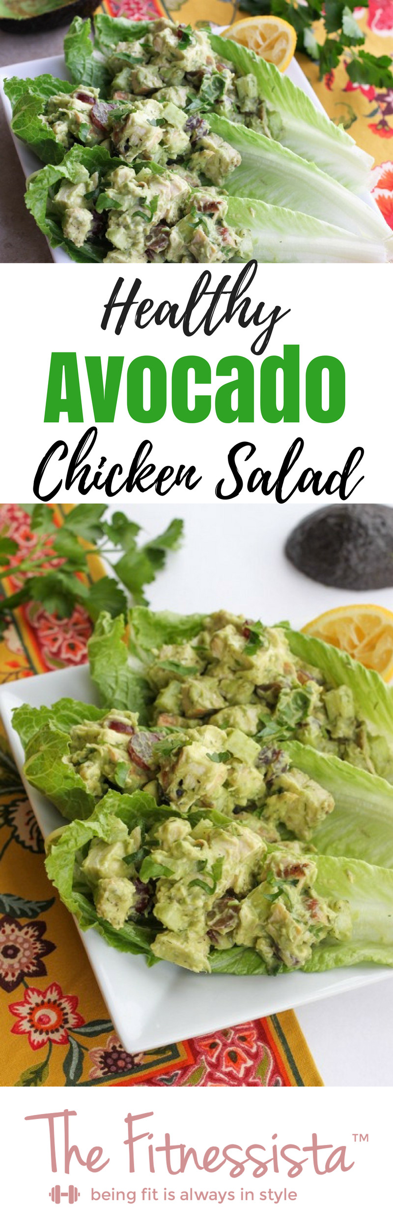 Healthy Avocado Chicken Salad
 Avocado Chicken Salad The Fitnessista