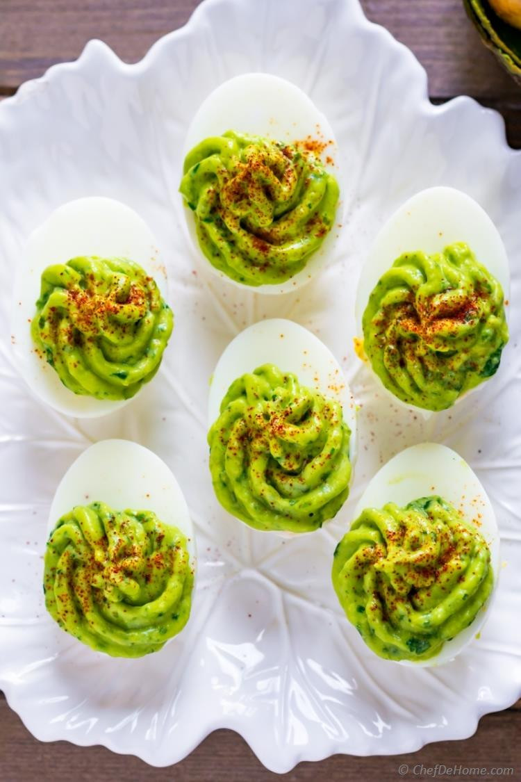 Healthy Avocado Deviled Eggs
 Healthy Deviled Eggs with Avocado Recipe