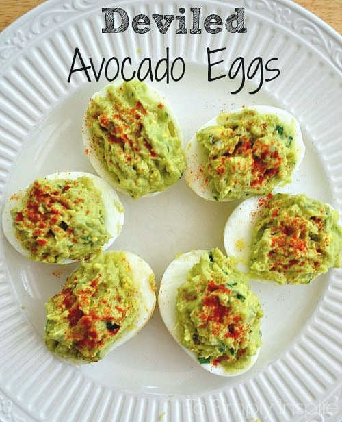 Healthy Avocado Deviled Eggs
 Deviled Avocado Eggs