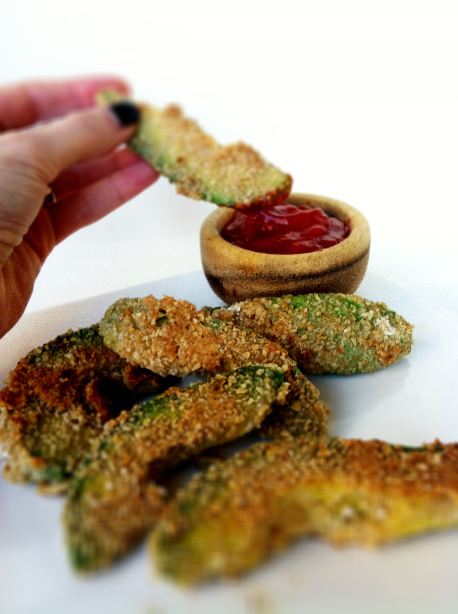 Healthy Avocado Recipes
 Avocado Fries and a Skinny Sweet with Heat Chipotle