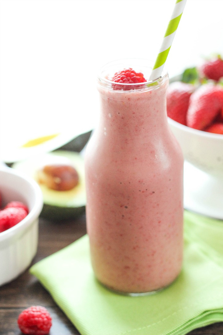 Healthy Avocado Smoothie Recipes
 Avocado Red Berry Smoothie