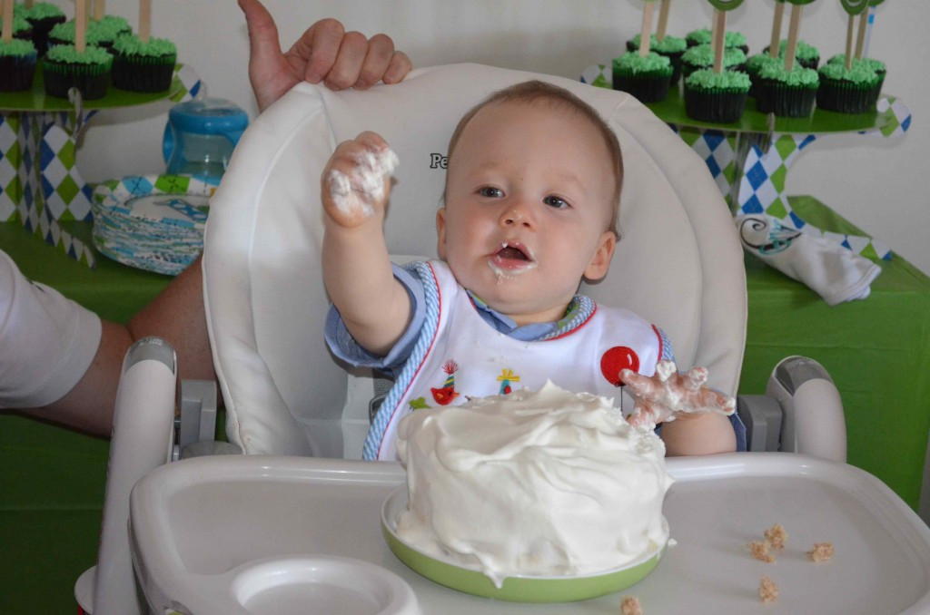 Healthy Baby First Birthday Cake
 Healthy Baby s 1st Smash Cake