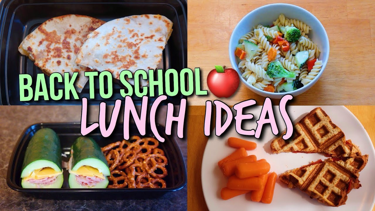 Healthy Back To School Lunches
 Back to School Lunch Ideas Healthy and Yummy DIY Lunches