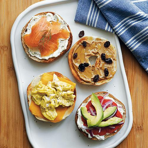 Healthy Bagel Breakfast
 Build Your Own Bagel Family Breakfast Recipes