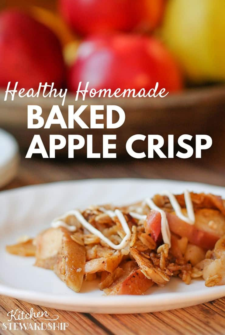 Healthy Baked Apple Dessert
 Healthy Homemade Baked Apple Crisp Recipe