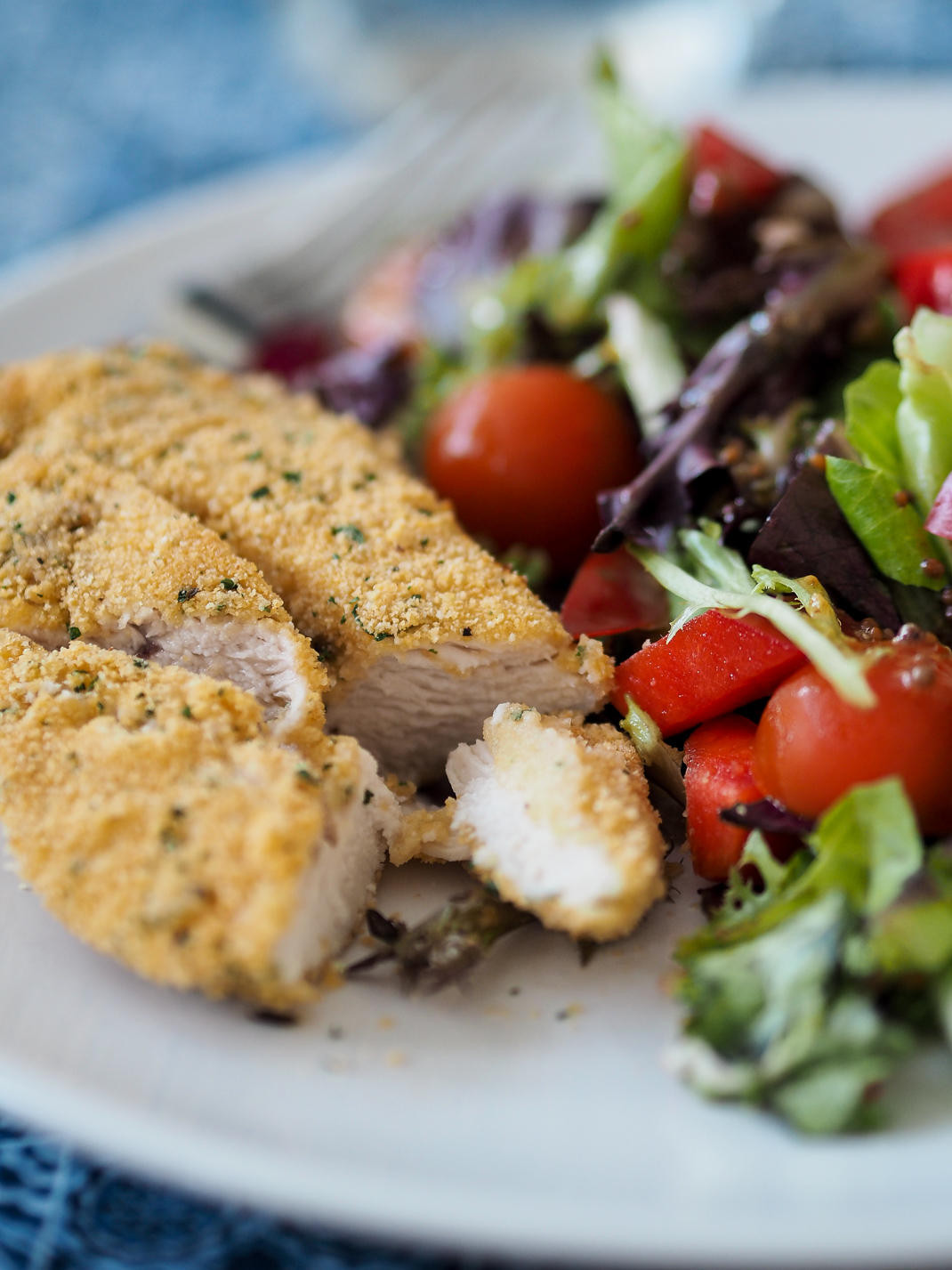 Healthy Baked Breaded Chicken
 RECIPE Easy Baked Garlic Breaded Chicken