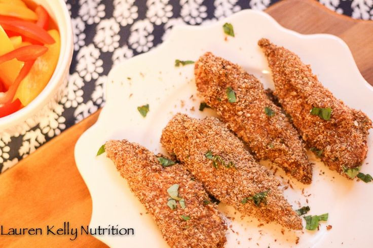 Healthy Baked Breaded Chicken
 Healthy Parmesan and Flax Crusted Chicken