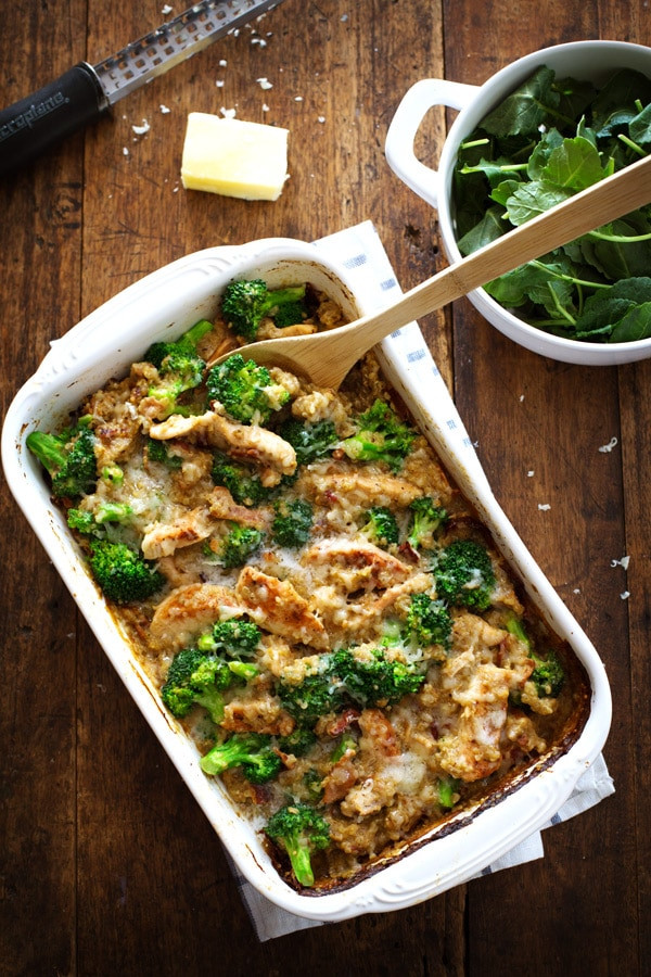 Healthy Baked Chicken And Broccoli
 Creamy Chicken Quinoa and Broccoli Casserole Recipe