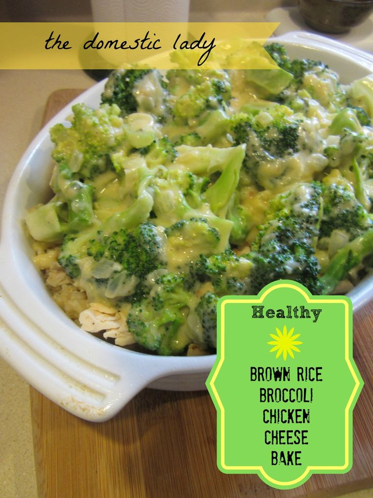 Healthy Baked Chicken And Broccoli
 Recipe Review Healthy Brown Rice Broccoli Chicken Cheese