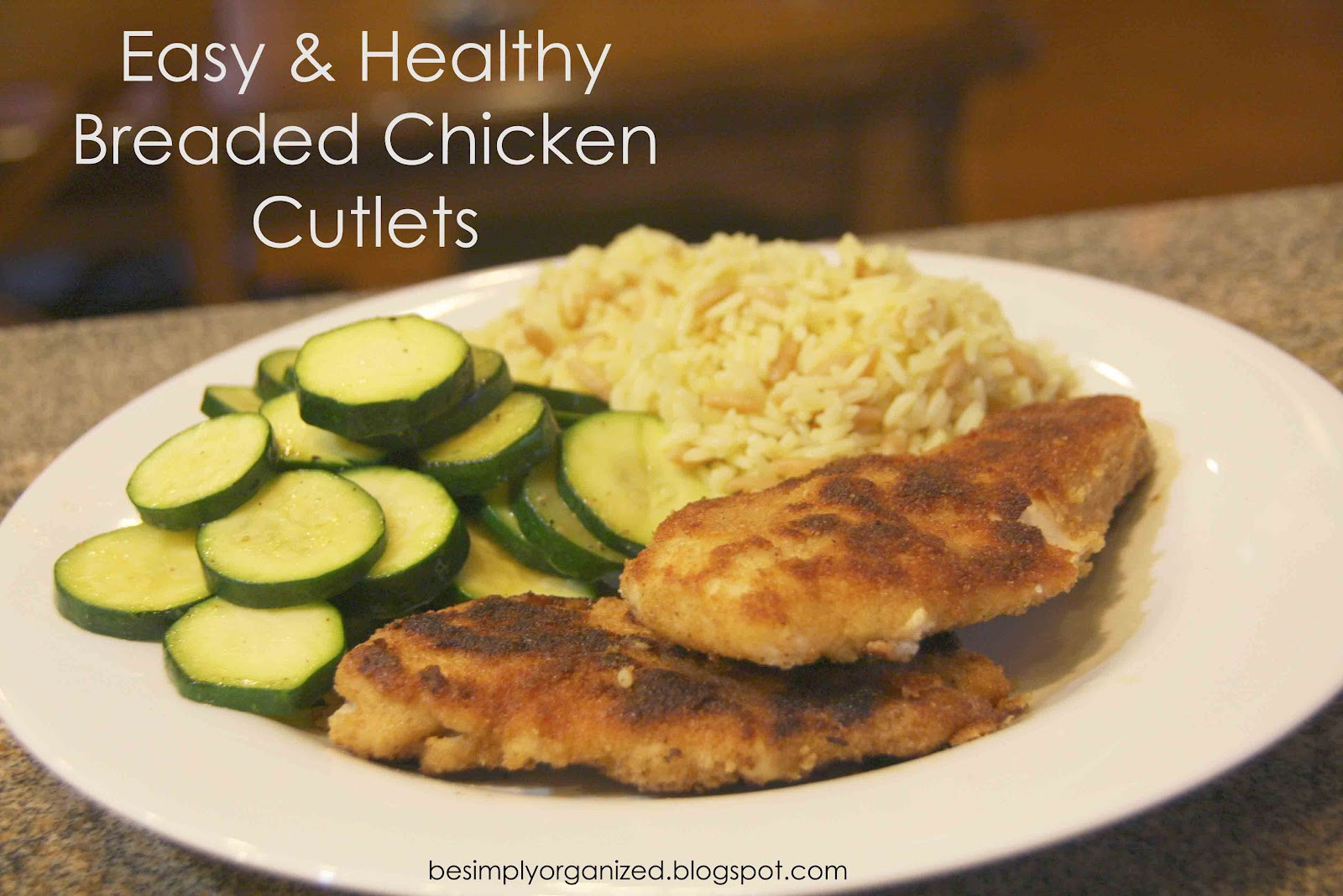 Healthy Baked Chicken Cutlets
 recipe easy & healthy breaded chicken cutlets simply