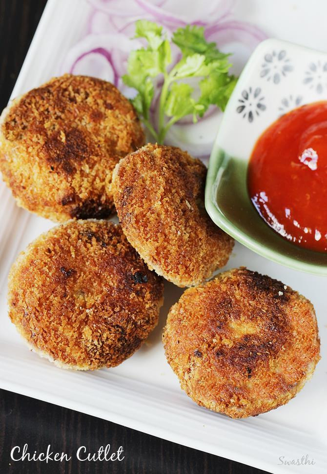 Healthy Baked Chicken Cutlets
 Chicken cutlet recipe Chicken patties