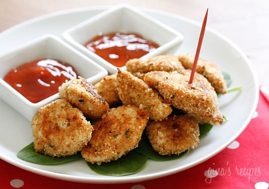 Healthy Baked Chicken Nuggets
 Healthy Baked Chicken Nug s