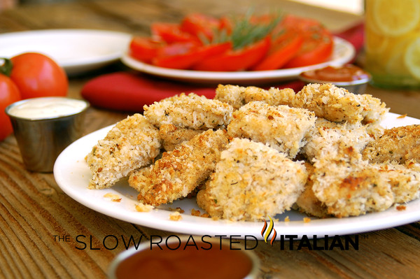 Healthy Baked Chicken Nuggets
 Healthy Homestyle Baked Chicken Nug s