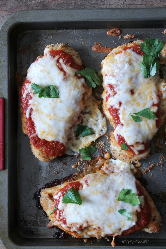 Healthy Baked Chicken Parmesan
 Healthy Baked Chicken Parmesan Organize Yourself Skinny