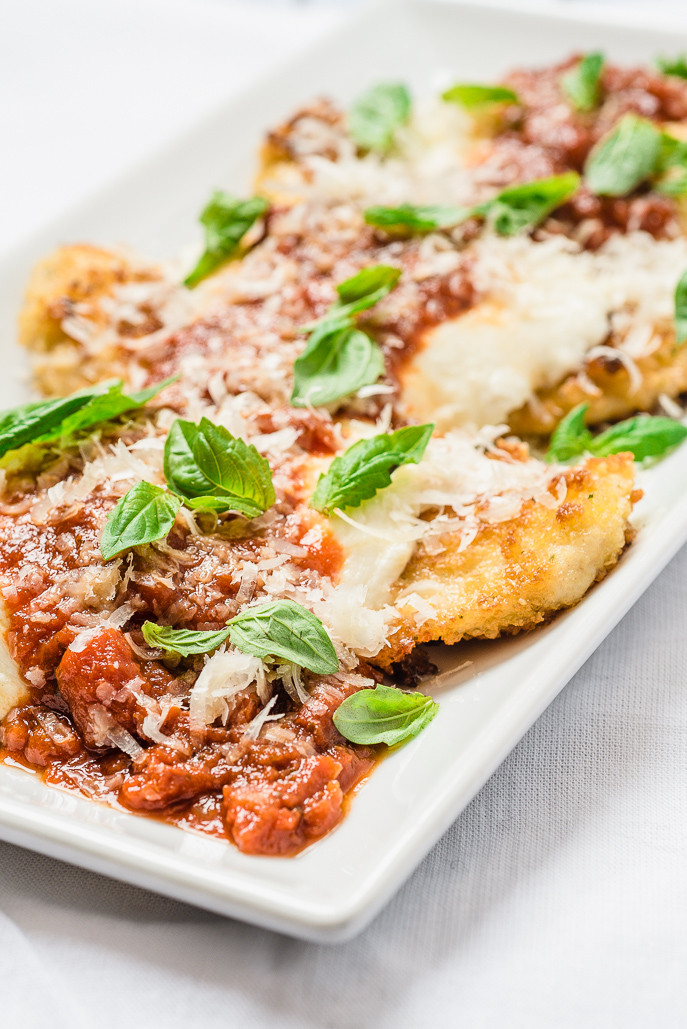 Healthy Baked Chicken Parmesan
 Chicken Parmesan with Slow Cooker Marinara Sauce