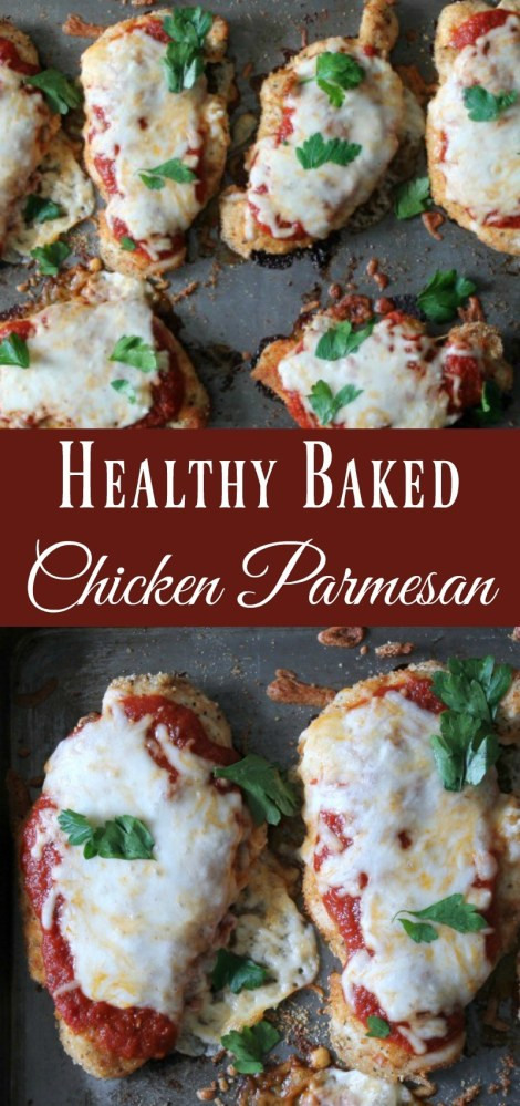 Healthy Baked Chicken Parmesan
 Healthy Baked Chicken Parmesan Organize Yourself Skinny