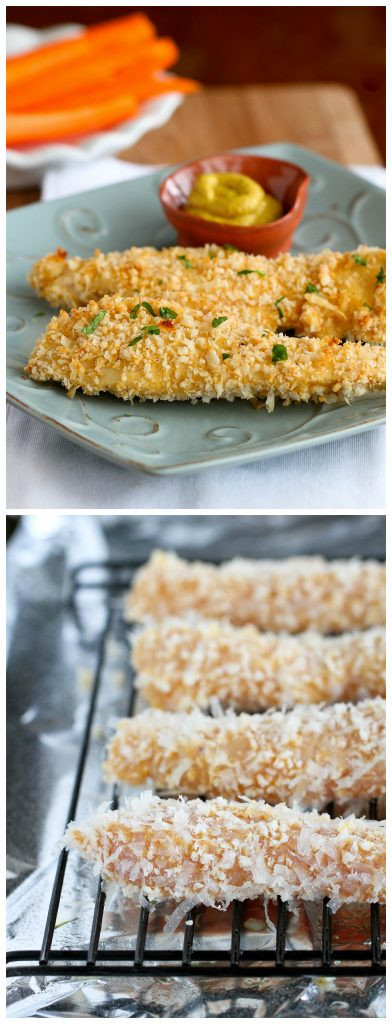 Healthy Baked Chicken Tender Recipes
 Crispy Baked Parmesan Crusted Chicken Tenders Recipe