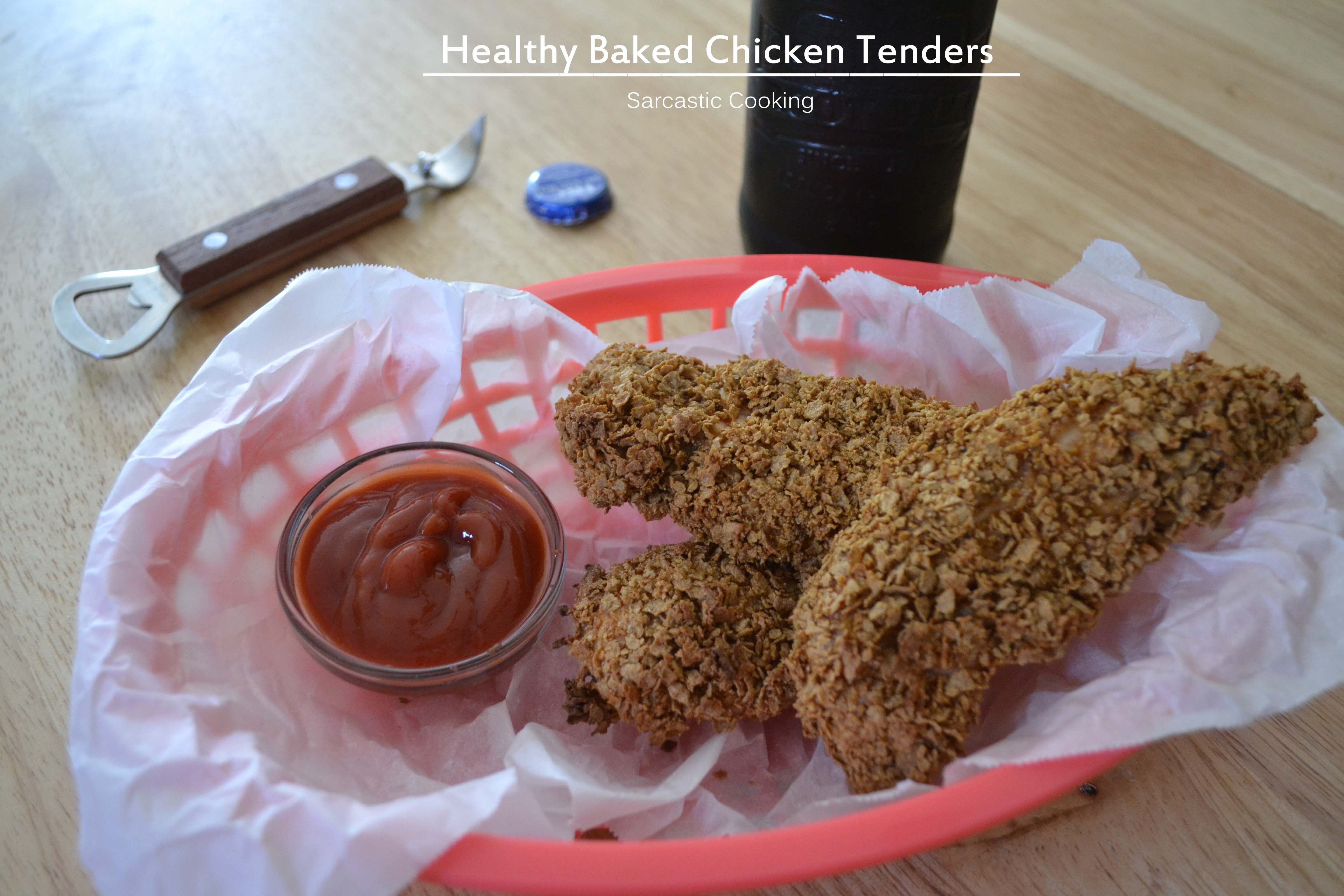 Healthy Baked Chicken Tenders
 Healthy Baked Chicken Tenders