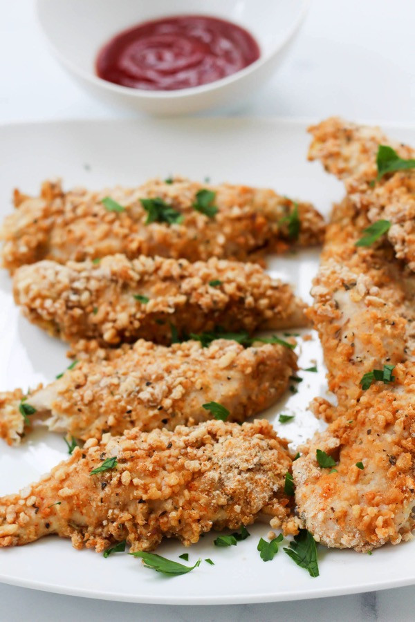 Healthy Baked Chicken Tenders
 Not Fried Chicken Healthy Baked Chicken Tenders