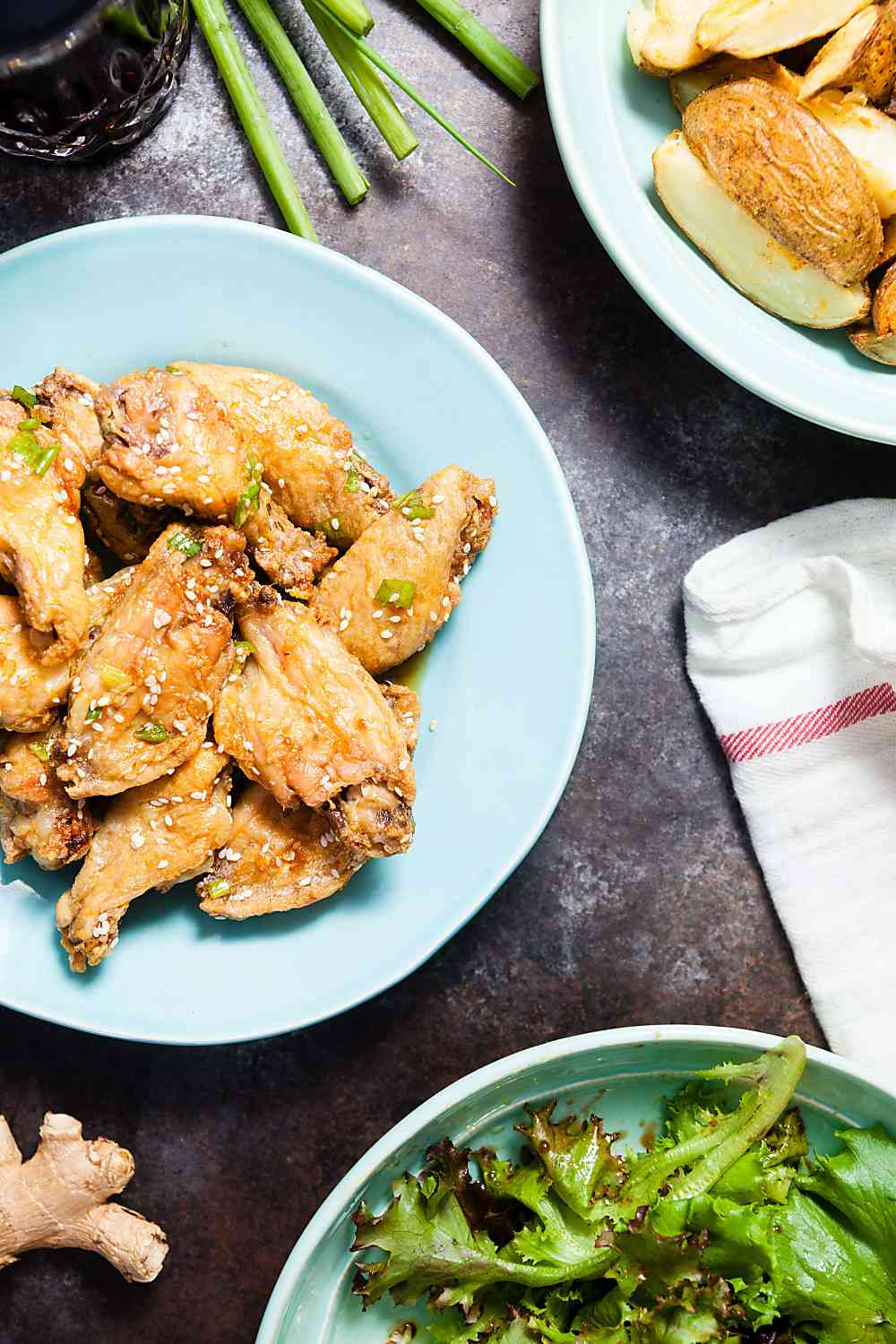 Healthy Baked Chicken Wings
 Sesame Baked Chicken Wings Whole 30