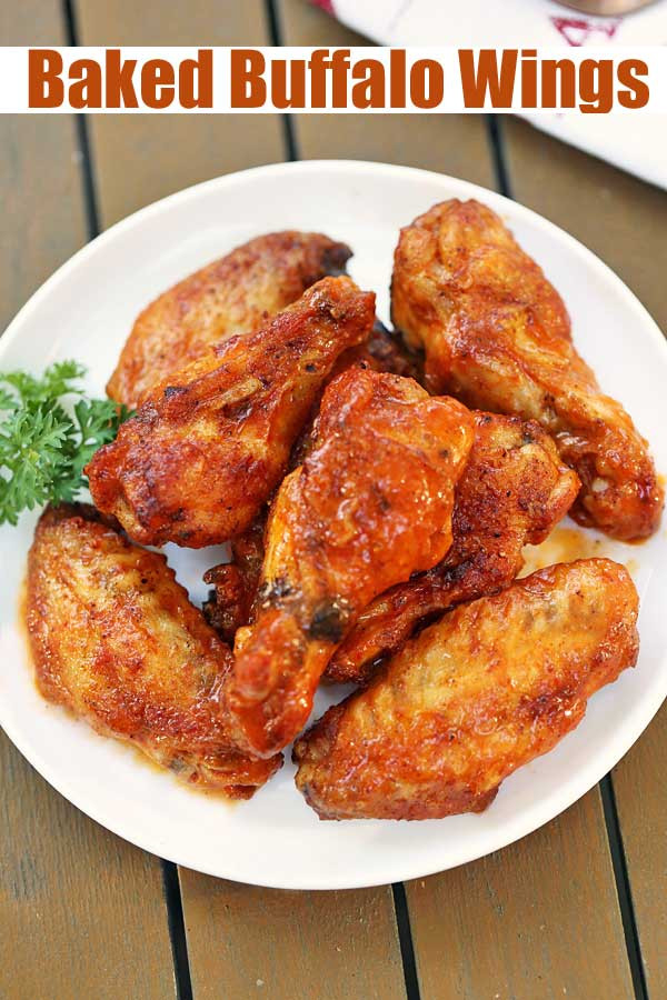 Healthy Baked Chicken Wings Recipes
 Baked Buffalo Wings Easy No Flour Recipe & VIDEO