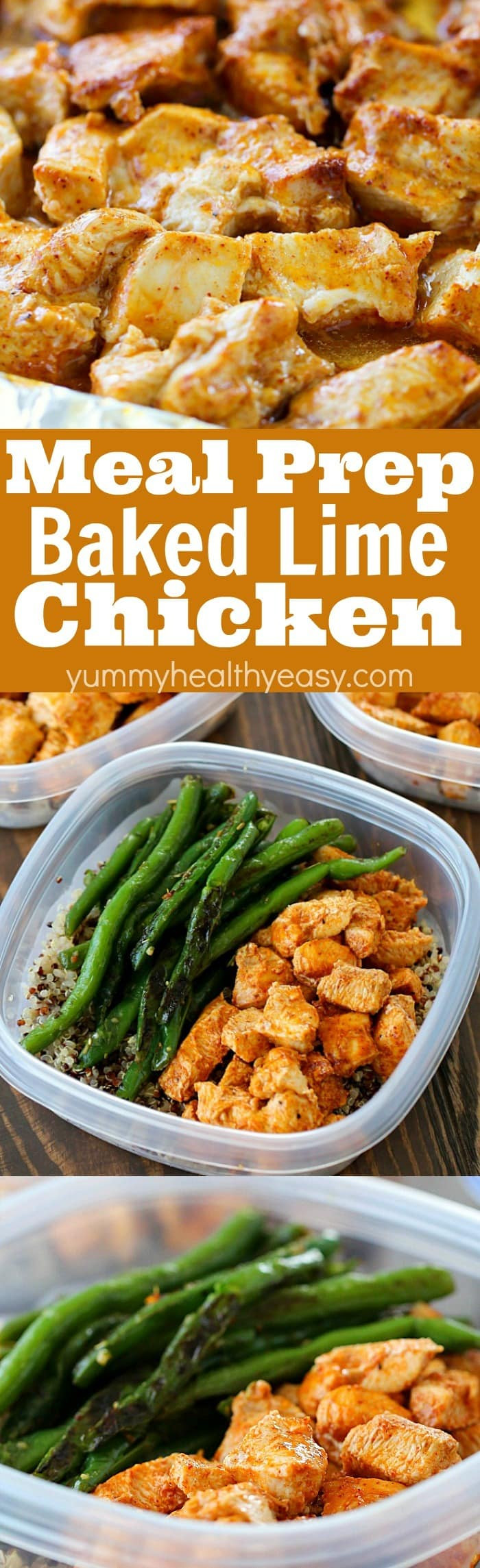 Healthy Baked Dinners
 Meal Prep Baked Lime Chicken Bowls Yummy Healthy Easy