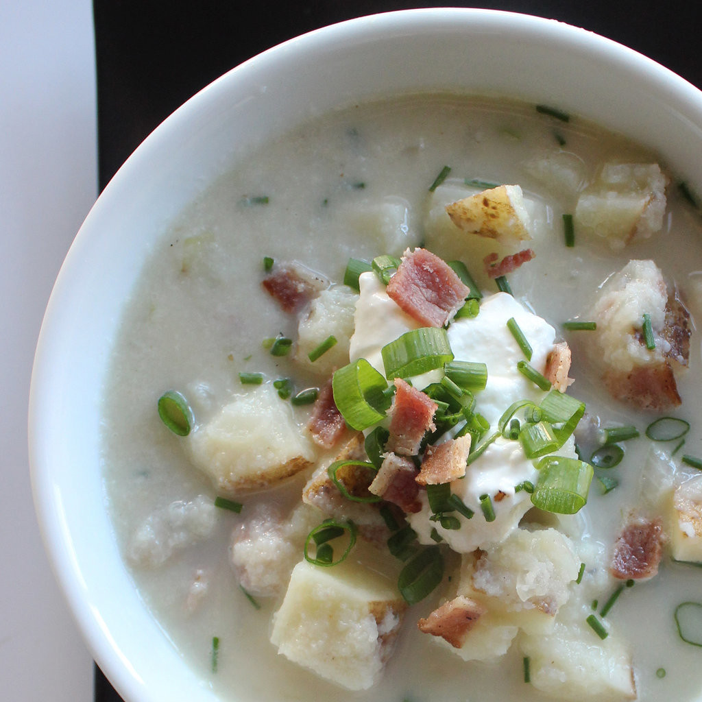 Healthy Baked Potato Soup
 Healthy Baked Potato Soup