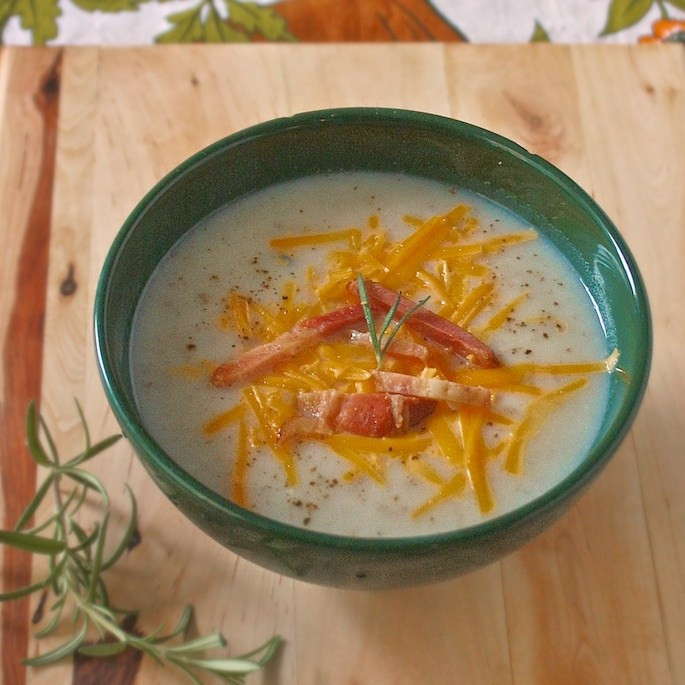 Healthy Baked Potato soup the Best Healthy Loaded Baked Potato soup