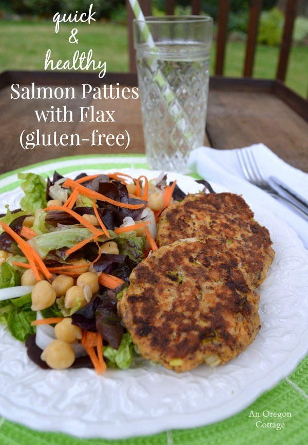 Healthy Baked Salmon Patties
 Salmon Patties with Flax Gluten Free