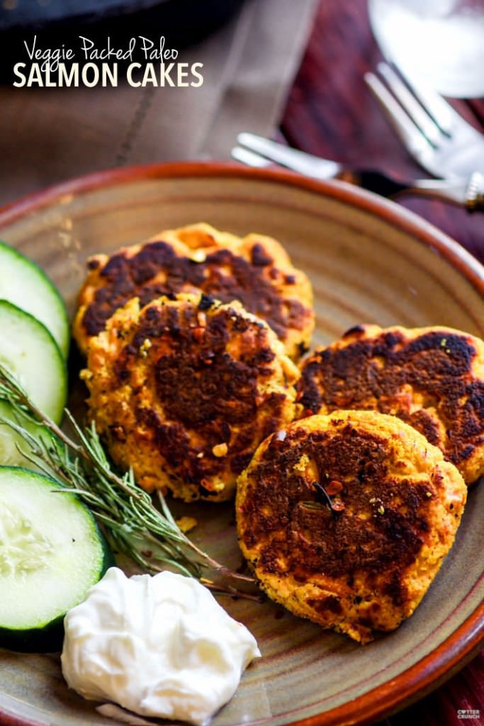 Healthy Baked Salmon Patties
 Easy Ve able Packed Paleo Salmon Cakes