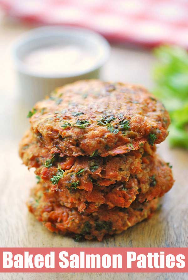 Healthy Baked Salmon Patties
 Baked Salmon Patties Low Carb and Gluten Free
