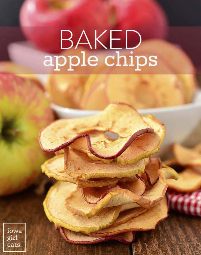 Healthy Baked Snacks
 Baked Apple Chips Iowa Girl Eats