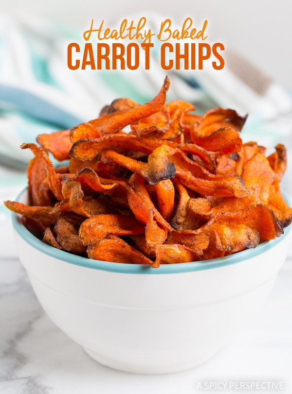 Healthy Baked Snacks
 Healthy Baked Carrot Chips A Spicy Perspective