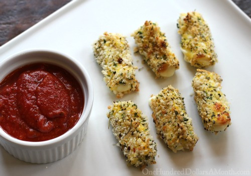 Healthy Baked Snacks Recipes
 Healthy Snacks For Kids Baked Mozzarella Sticks Recipe