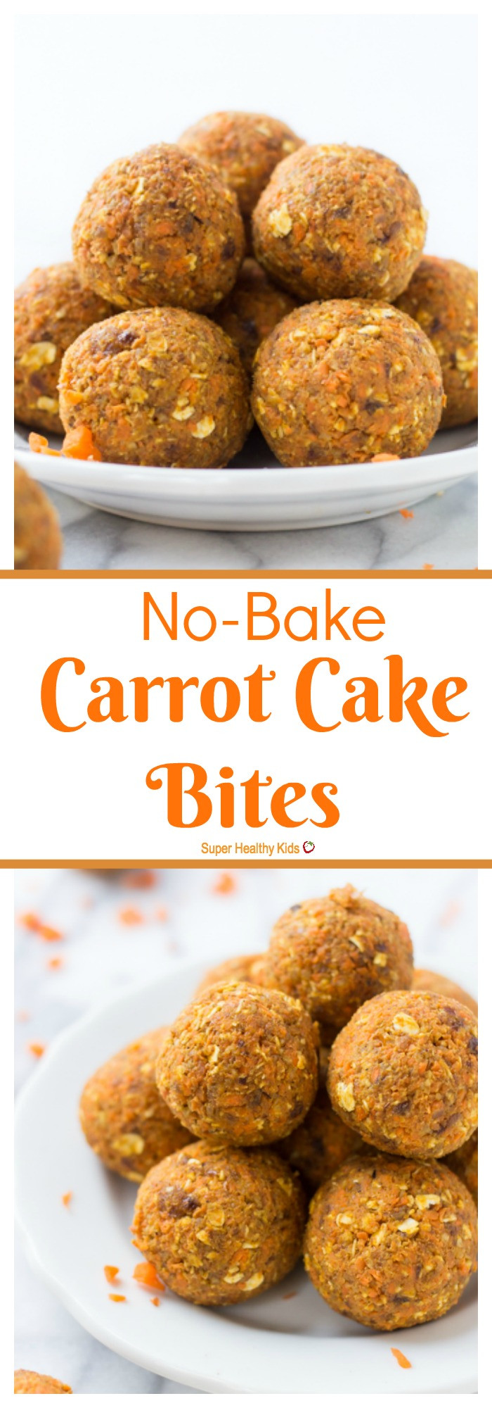 Healthy Baked Snacks Recipes
 No Bake Carrot Cake Bites