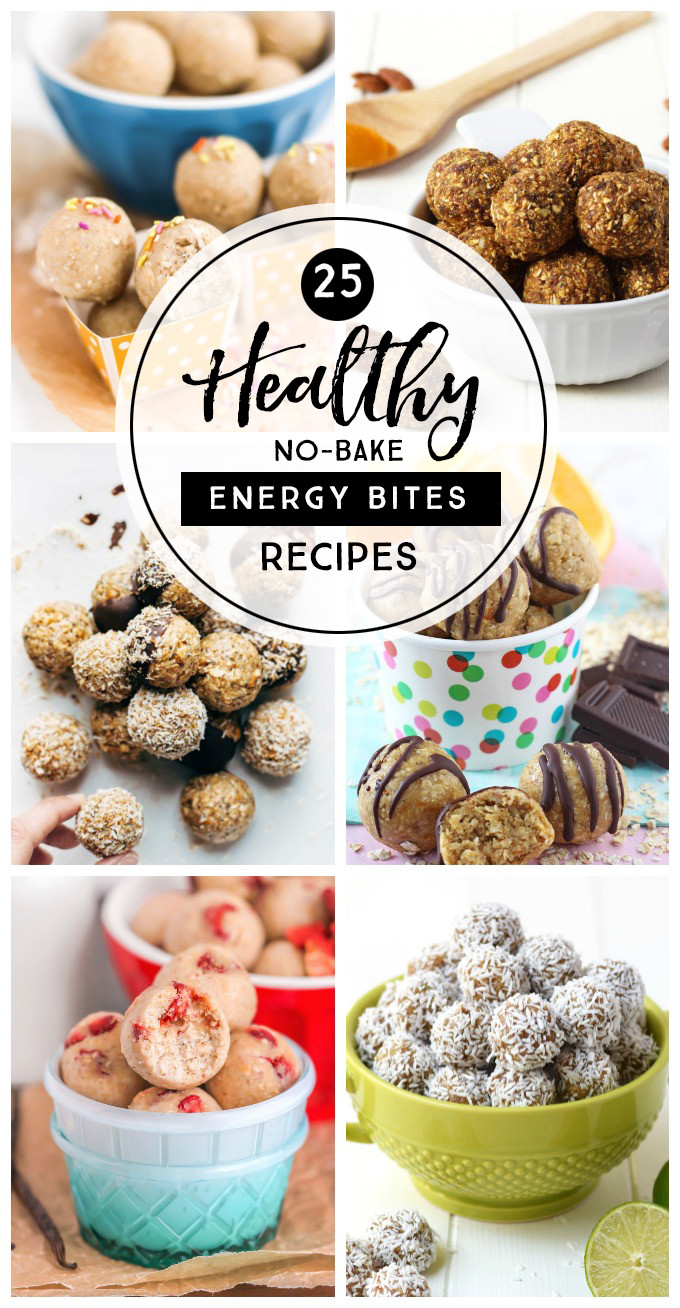 Healthy Baked Snacks Recipes
 25 Healthy No Bake Energy Bites Recipes